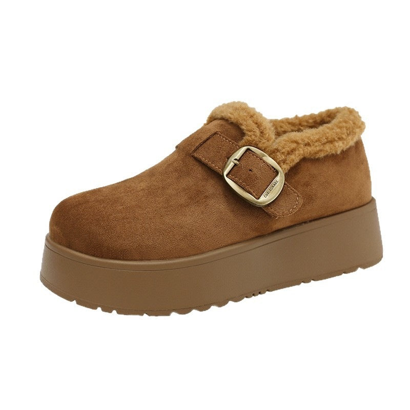 Women's Fleece-Lined Mule Slippers — Thick Sole Slip-On 5