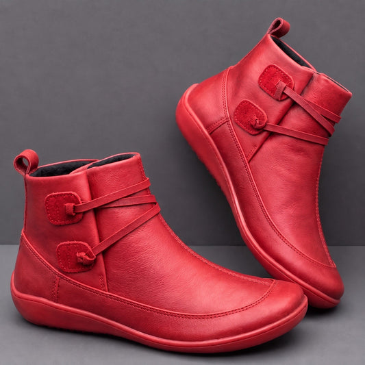 Women's Orthopaedic Ankle Boots — Buckle Strap Comfort Fit 2