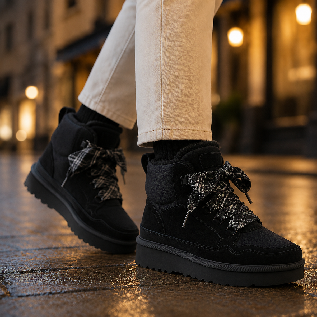 Women's Orthopaedic Warm-Lined Lace-Up Ankle Boots 3