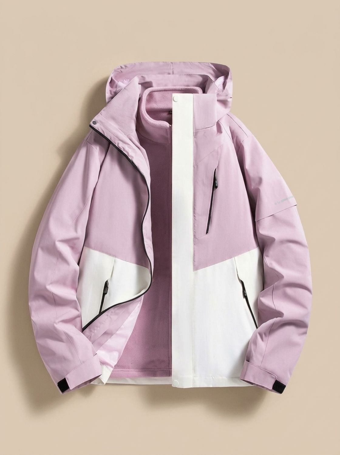 Women's Waterproof Hooded Fleece-Lined Winter Jacket 11