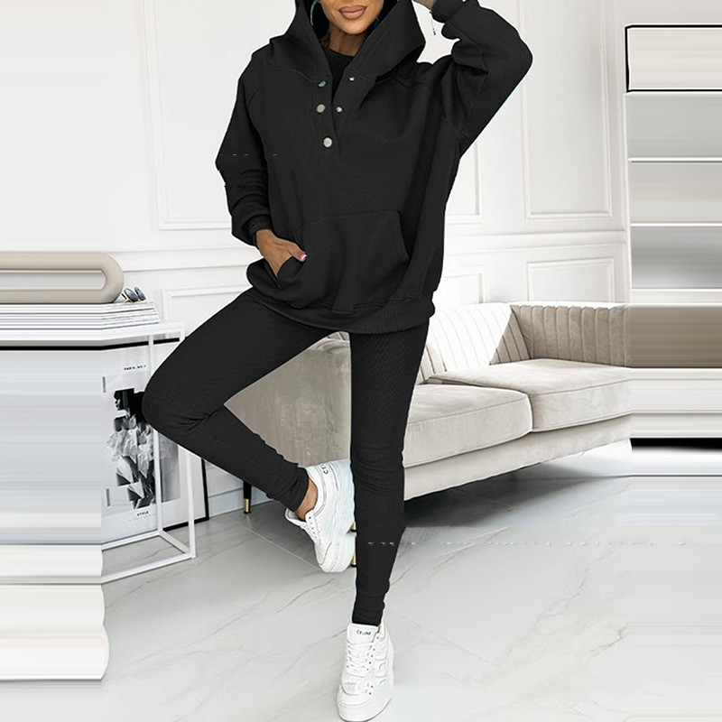Women's Hoodie & Leggings Set — Soft Two-Piece Loungewear 3