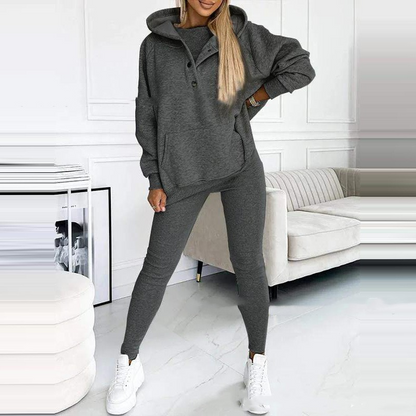 Women's Hoodie & Leggings Set — Soft Two-Piece Loungewear 2