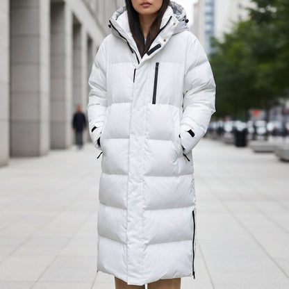 Long Quilted Hooded Puffer Parka — Waterproof Winter Coat 4
