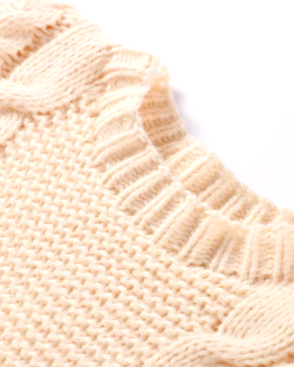 Chunky Knit Sweater — Oversized Cozy Fit for Women 5