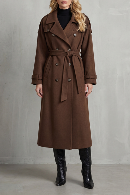 Women's Oversized Wool Trench Coat — Warm Everyday Style 1
