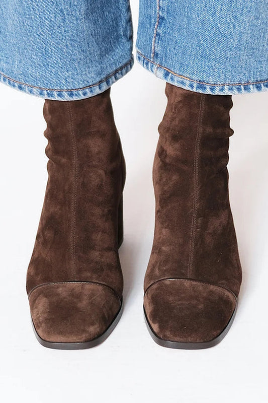 Lily Suede Ankle Boots for Women — Elegant Slip-On Heel 2