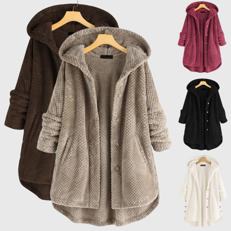 Reversible Fleece Jacket with Hood — Women's All-Season Coat 2