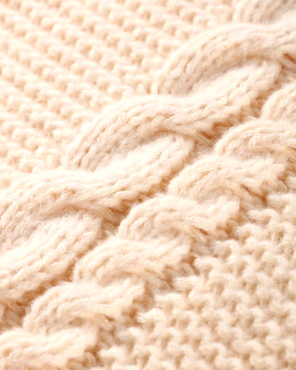 Chunky Knit Sweater — Oversized Cozy Fit for Women 6