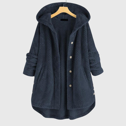 Reversible Fleece Jacket with Hood — Women's All-Season Coat 3