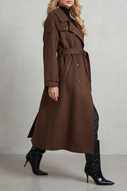 Women's Oversized Wool Trench Coat — Warm Everyday Style 3