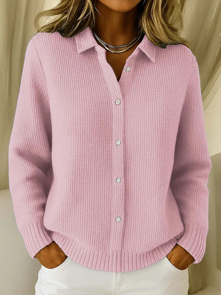 Harlow Longline Knit Cardigan — Elegant Button-Front Style 2