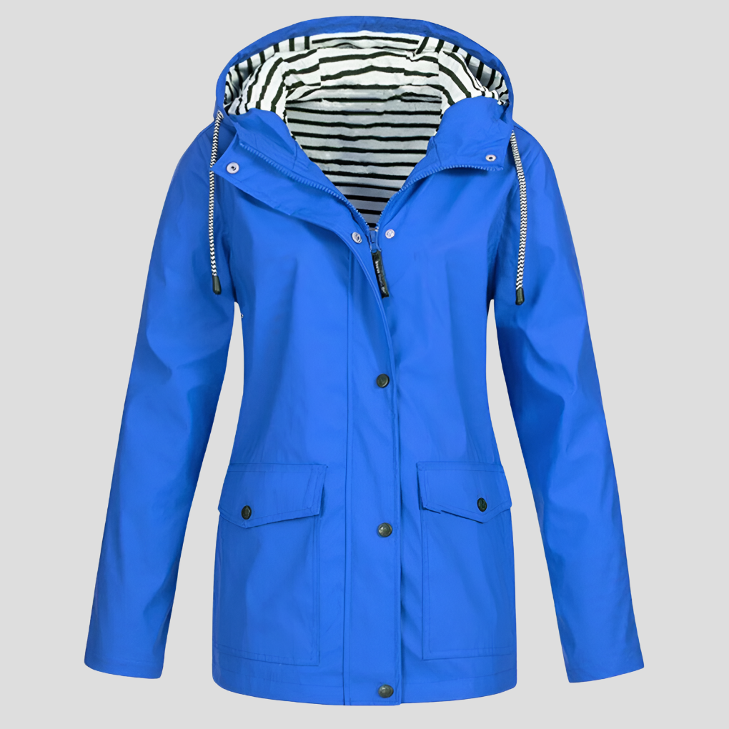 Women's Insulated Waterproof Windproof Jacket with Hood 4
