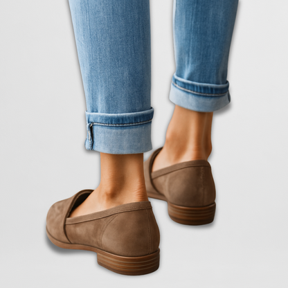 Margot Suede Comfort Loafers — Pointed Toe Slip-On Flats 4