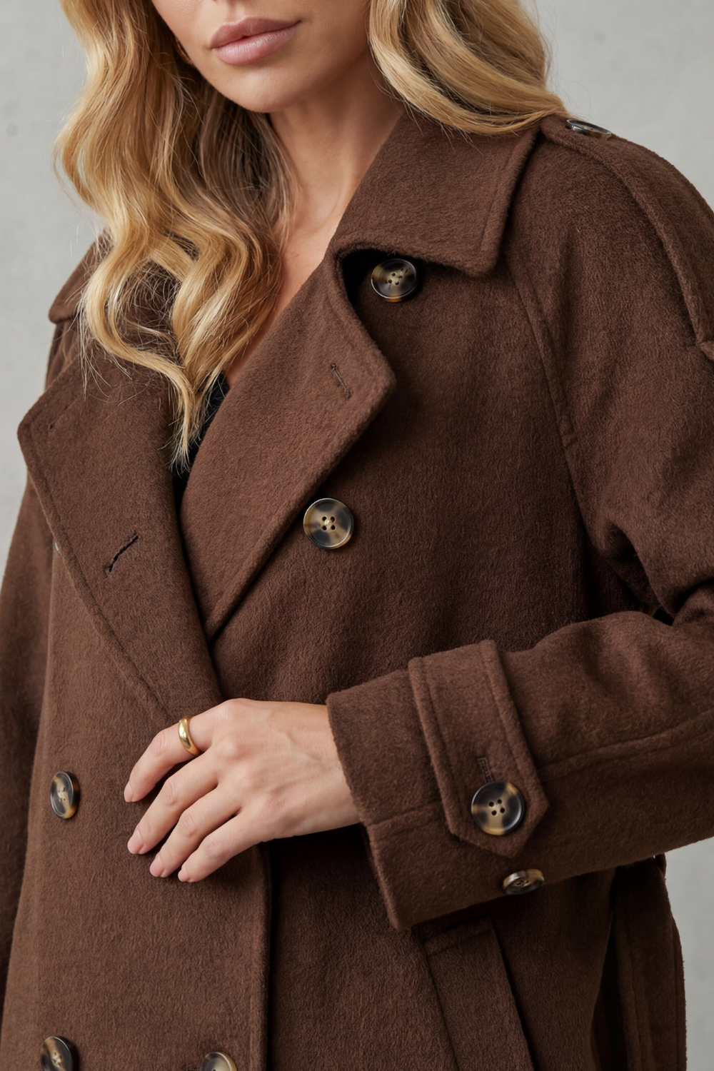 Women's Oversized Wool Trench Coat — Warm Everyday Style 5