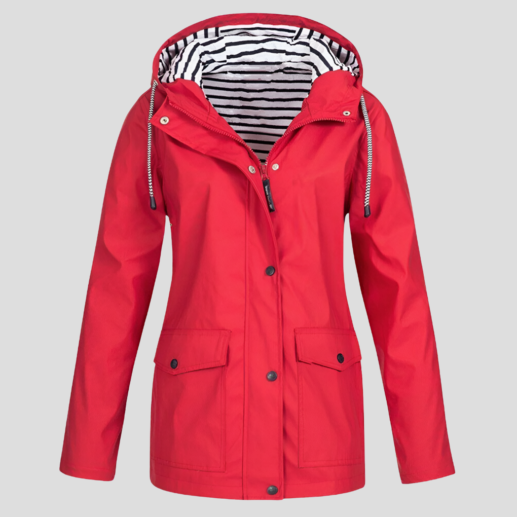 Women's Insulated Waterproof Windproof Jacket with Hood 5