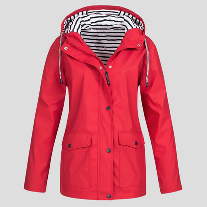 Women's Insulated Waterproof Windproof Jacket with Hood 5
