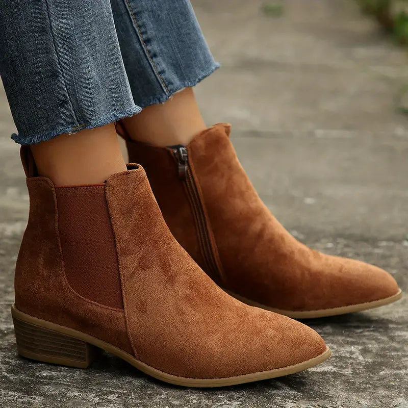 Anica Chelsea Boots — Premium Suede Women's Winter Boots 2