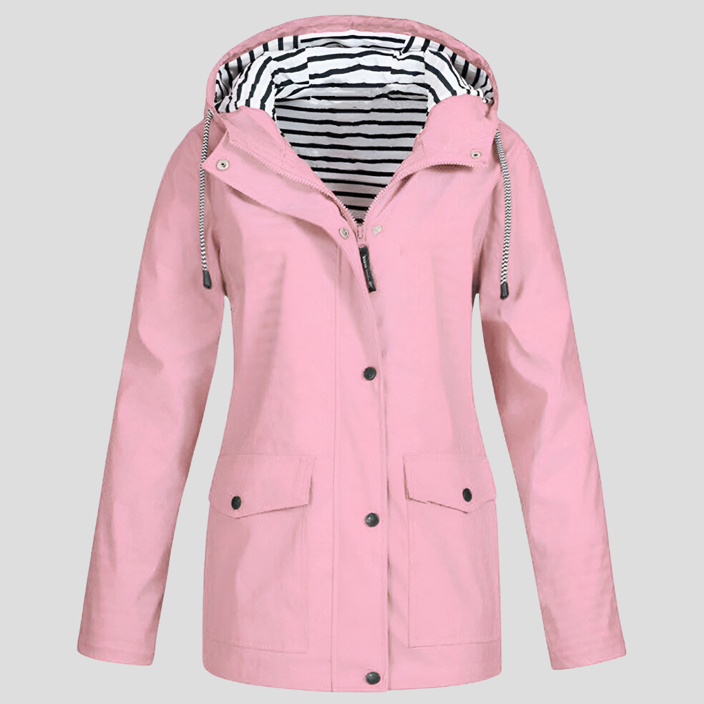 Women's Insulated Waterproof Windproof Jacket with Hood 6
