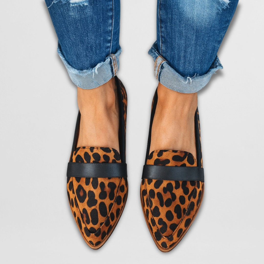 Margot Suede Comfort Loafers — Pointed Toe Slip-On Flats 7