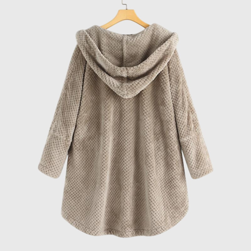 Reversible Fleece Jacket with Hood — Women's All-Season Coat 9