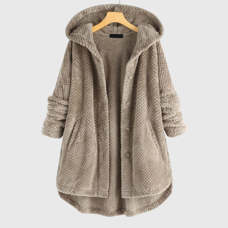 Reversible Fleece Jacket with Hood — Women's All-Season Coat 7