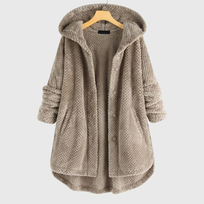 Reversible Fleece Jacket with Hood — Women's All-Season Coat 7
