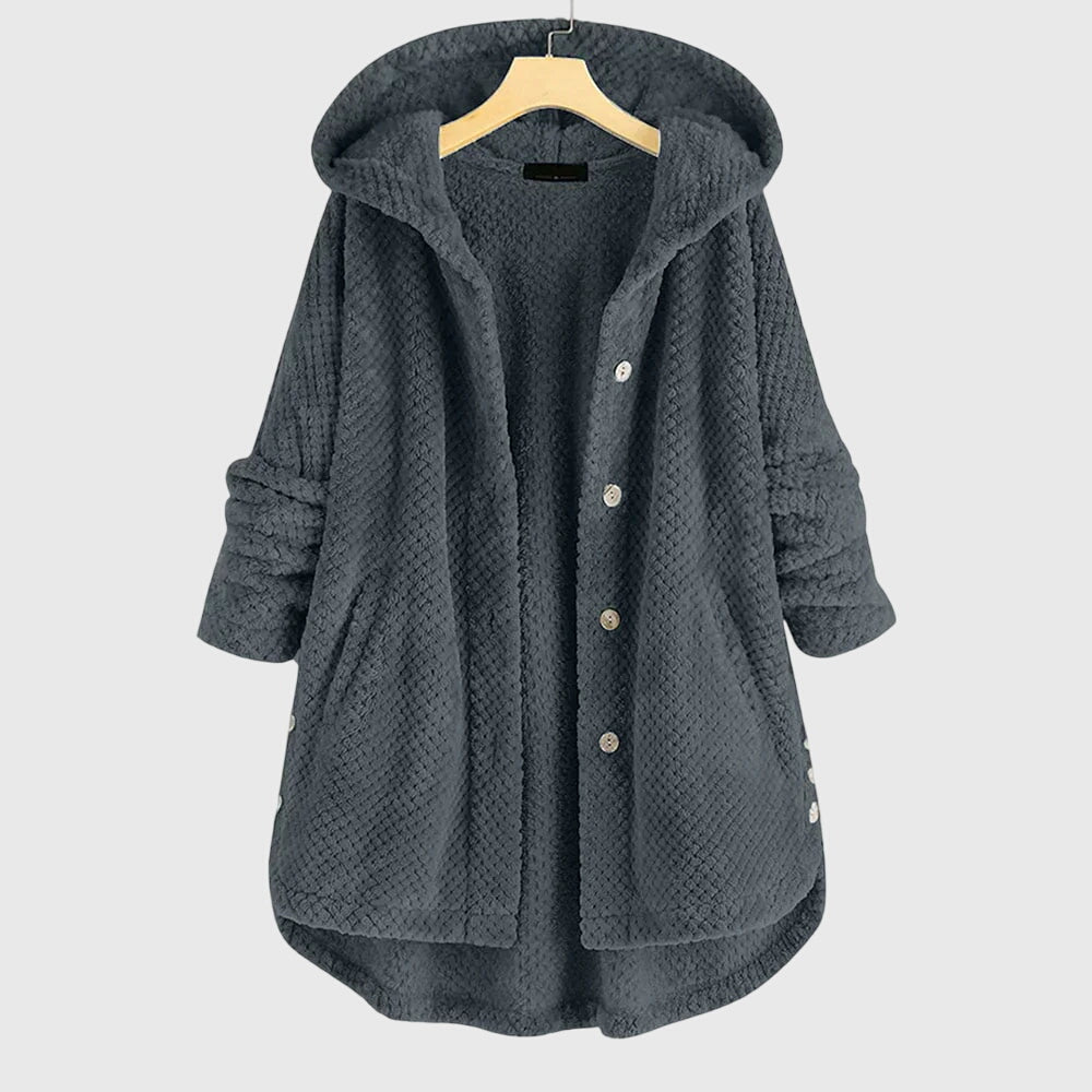 Reversible Fleece Jacket with Hood — Women's All-Season Coat 5