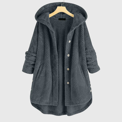 Reversible Fleece Jacket with Hood — Women's All-Season Coat 5