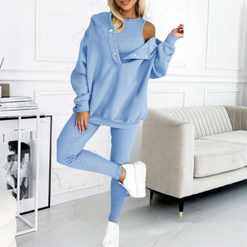 Women's Hoodie & Leggings Set — Soft Two-Piece Loungewear 4
