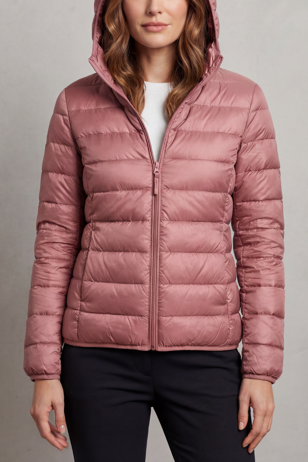 Women's Lightweight Packable Hooded Puffer Jacket 13