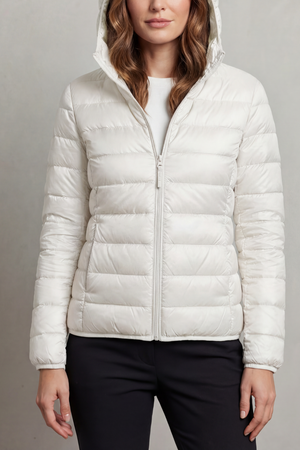 Women's Lightweight Packable Hooded Puffer Jacket 23