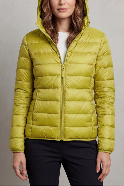 Women's Lightweight Packable Hooded Puffer Jacket 29