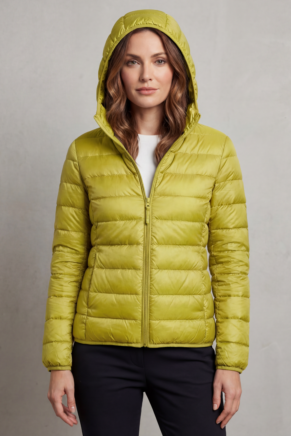 Women's Lightweight Packable Hooded Puffer Jacket 30