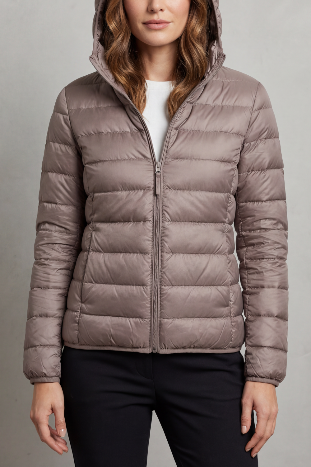 Women's Lightweight Packable Hooded Puffer Jacket 1