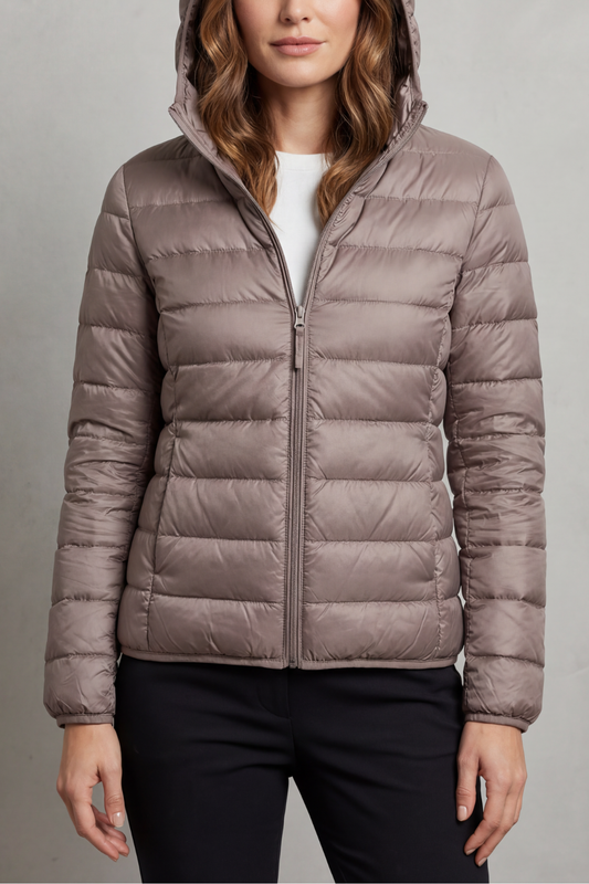 Women's Lightweight Packable Hooded Puffer Jacket 1