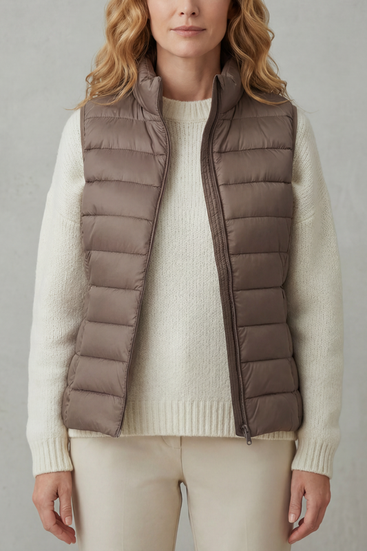 Women's Lightweight Puffer Vest — Quilted Gilet S–2XL 1