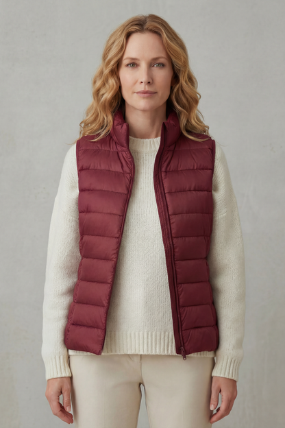 Women's Lightweight Puffer Vest — Quilted Gilet S–2XL 16