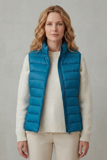 Women's Lightweight Puffer Vest — Quilted Gilet S–2XL 24