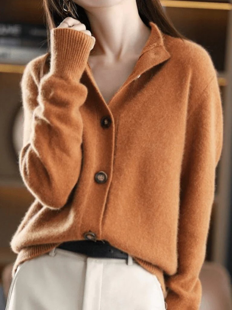 Sofia Button Cardigan — Soft Knit Relaxed Fit for Women 2