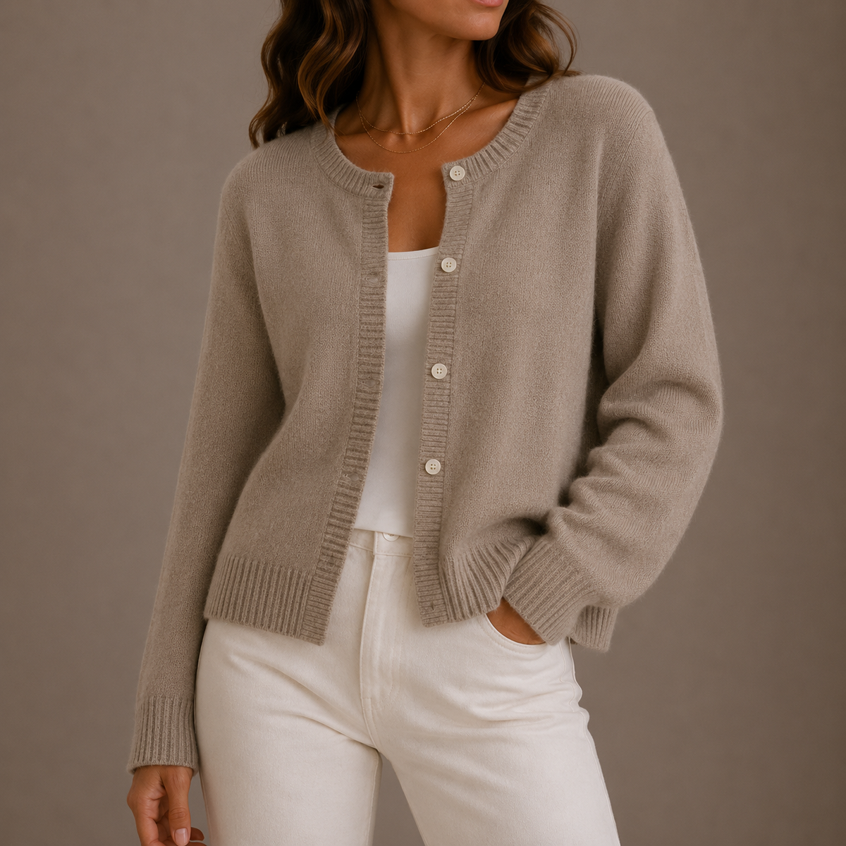 Women's Knit Cardigan — Soft Button-Up Long Sleeve Sweater 5