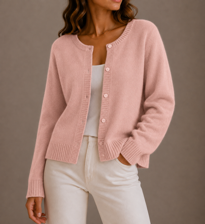 Women's Knit Cardigan — Soft Button-Up Long Sleeve Sweater 9