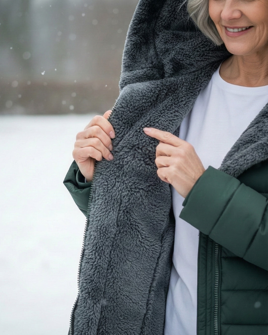 Fleece Lined Structured Puffer Coat — Lightweight Winter Jacket 6