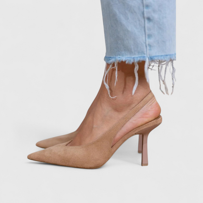 Women's Pointed-Toe Slingback Heels — Elegant Comfort 1