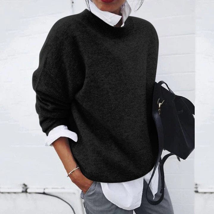 Women's Loose Fit Cashmere Sweater — Soft Cozy Knit 5