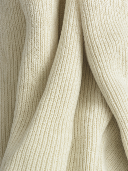 Vintage Knit Mini Dress — Long Sleeve Crew Neck Cozy Fit 13