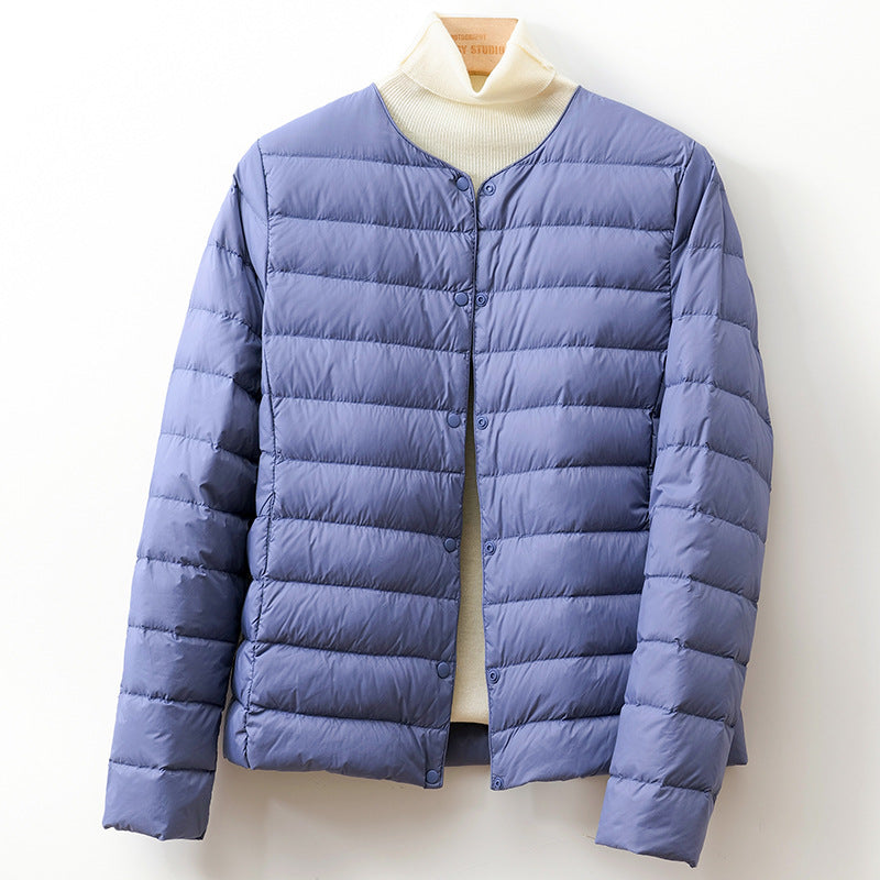Helga Down Puff Jacket — Lightweight 90% Duck Down Coat 4