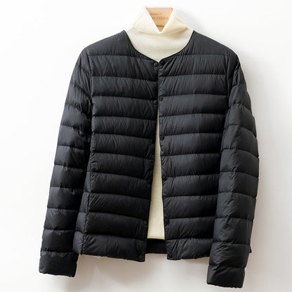 Helga Down Puff Jacket — Lightweight 90% Duck Down Coat 10