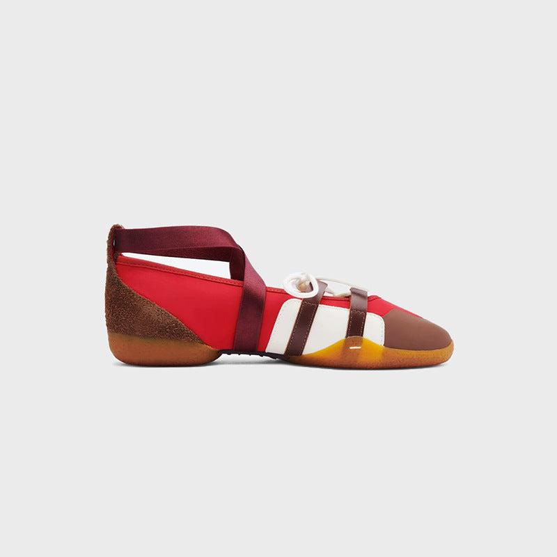 Cross-Strap Mary Jane Ballet Flat — Lightweight Women's Shoe 8
