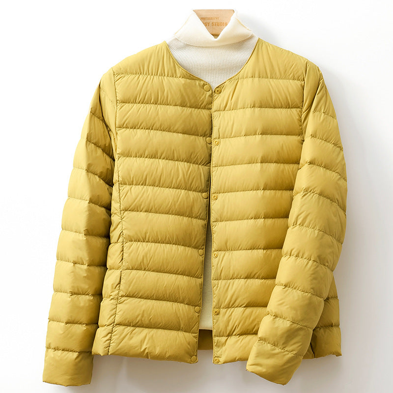 Helga Down Puff Jacket — Lightweight 90% Duck Down Coat 1
