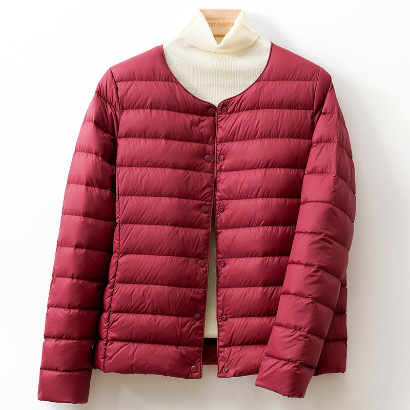 Helga Down Puff Jacket — Lightweight 90% Duck Down Coat 7